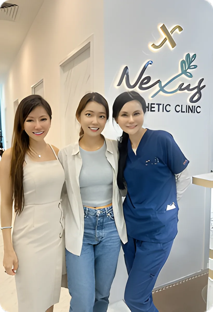 Nexus Aesthetic patient during a doctor-led skin assessment