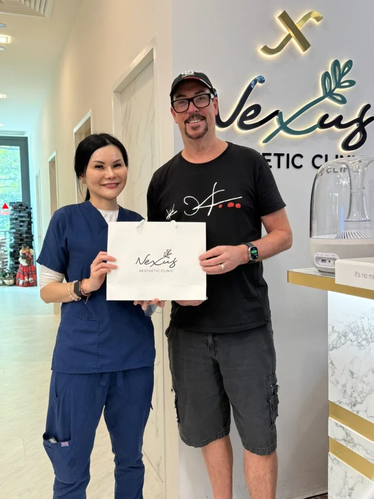 Dr Samantha with patient